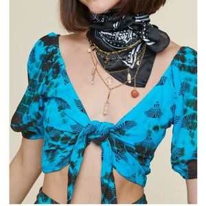 Earthbound tie dye crop top